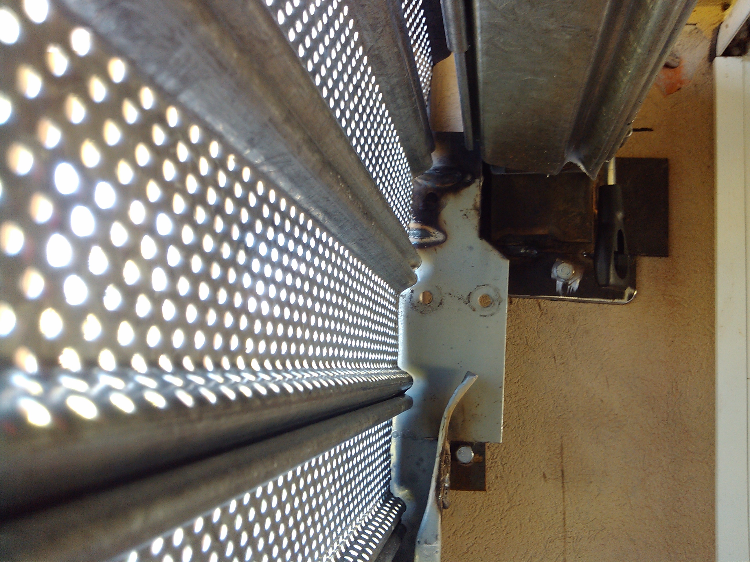 Instalación de cortina automática.