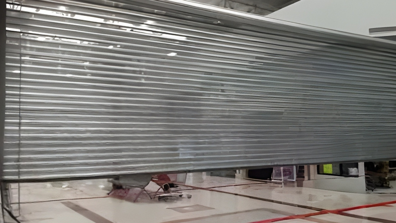 Cortina metálica industrial